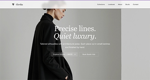 Glovika fashion website