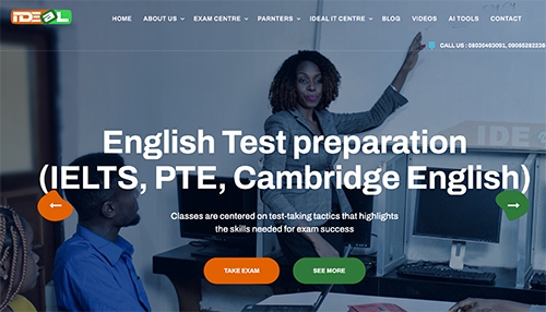 Ideal IT Center website